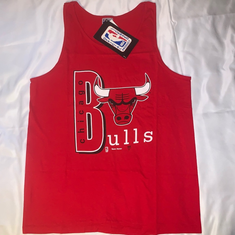NWT VINTAGE Chicago Bulls Tank Top Mens XL shirt
